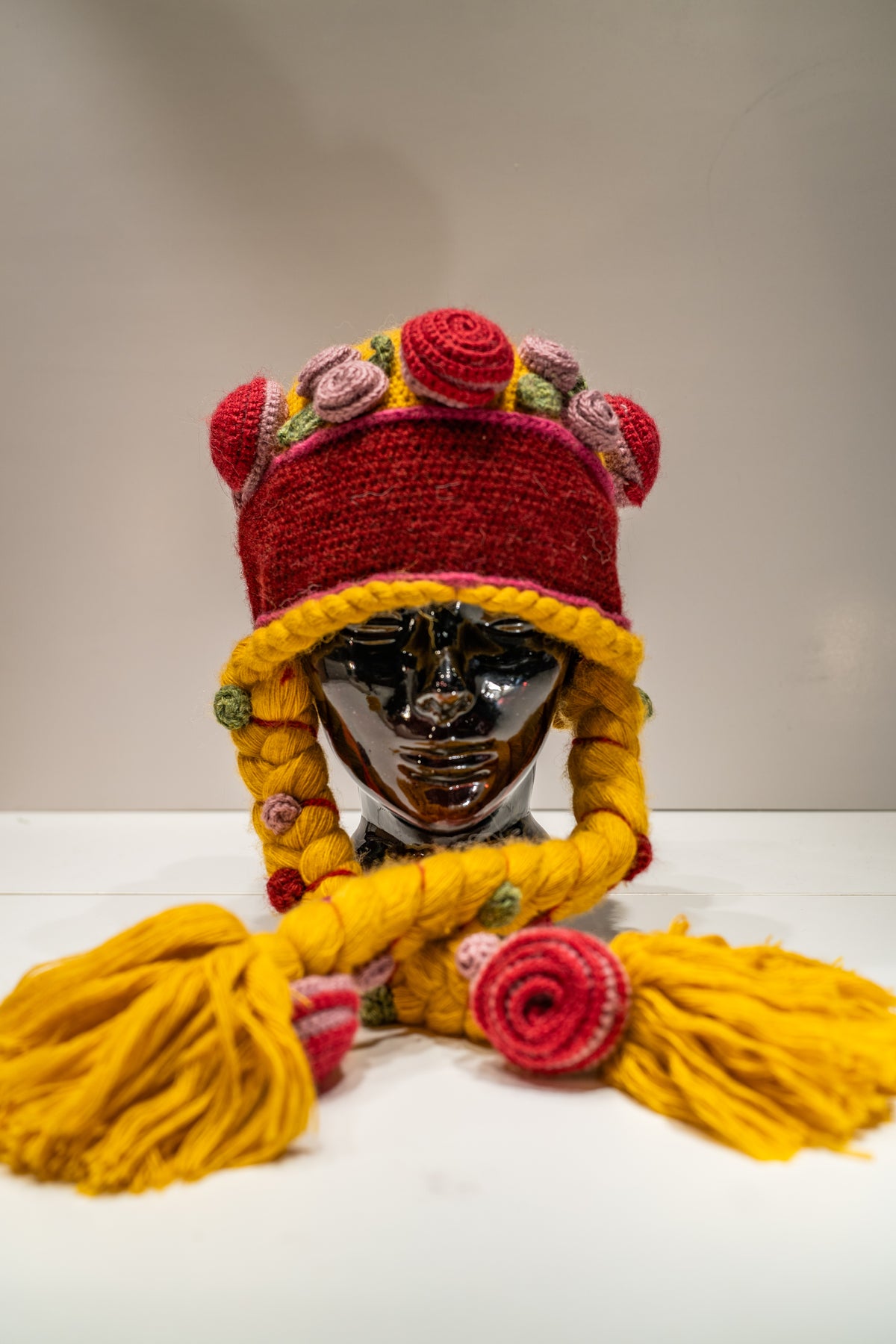 Rose and Braids Peruvian Hats