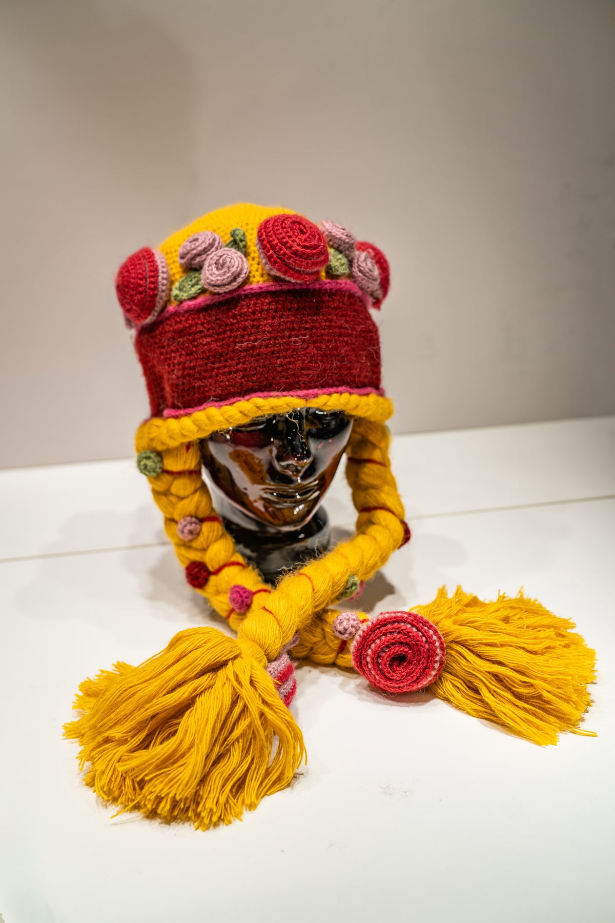 Rose and Braids Peruvian Hats