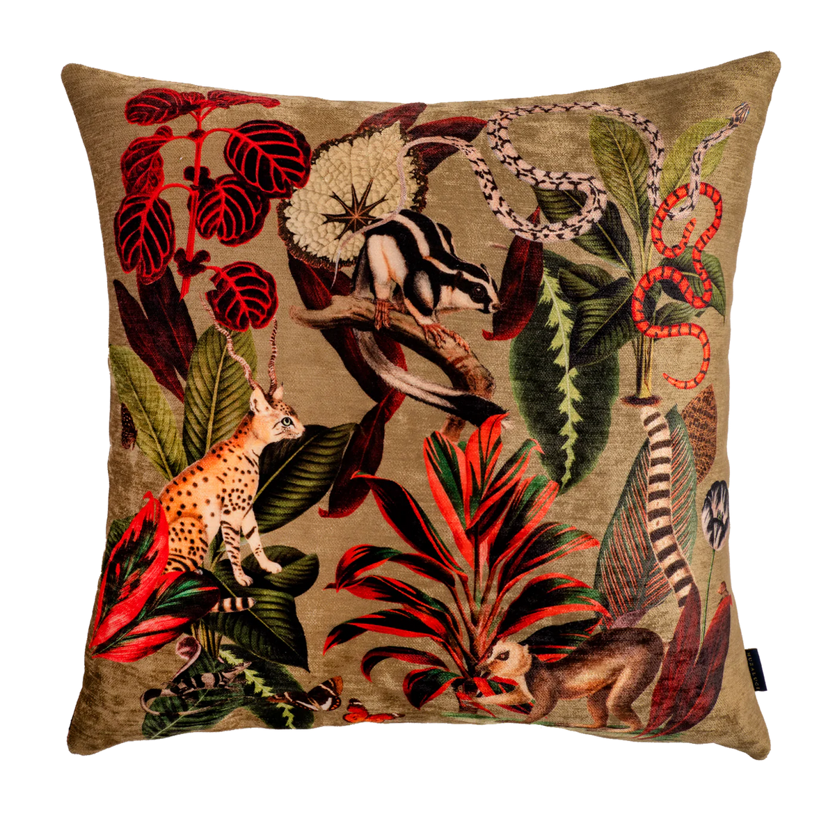 Savage Animals - Muzaluci Velvet Pillow