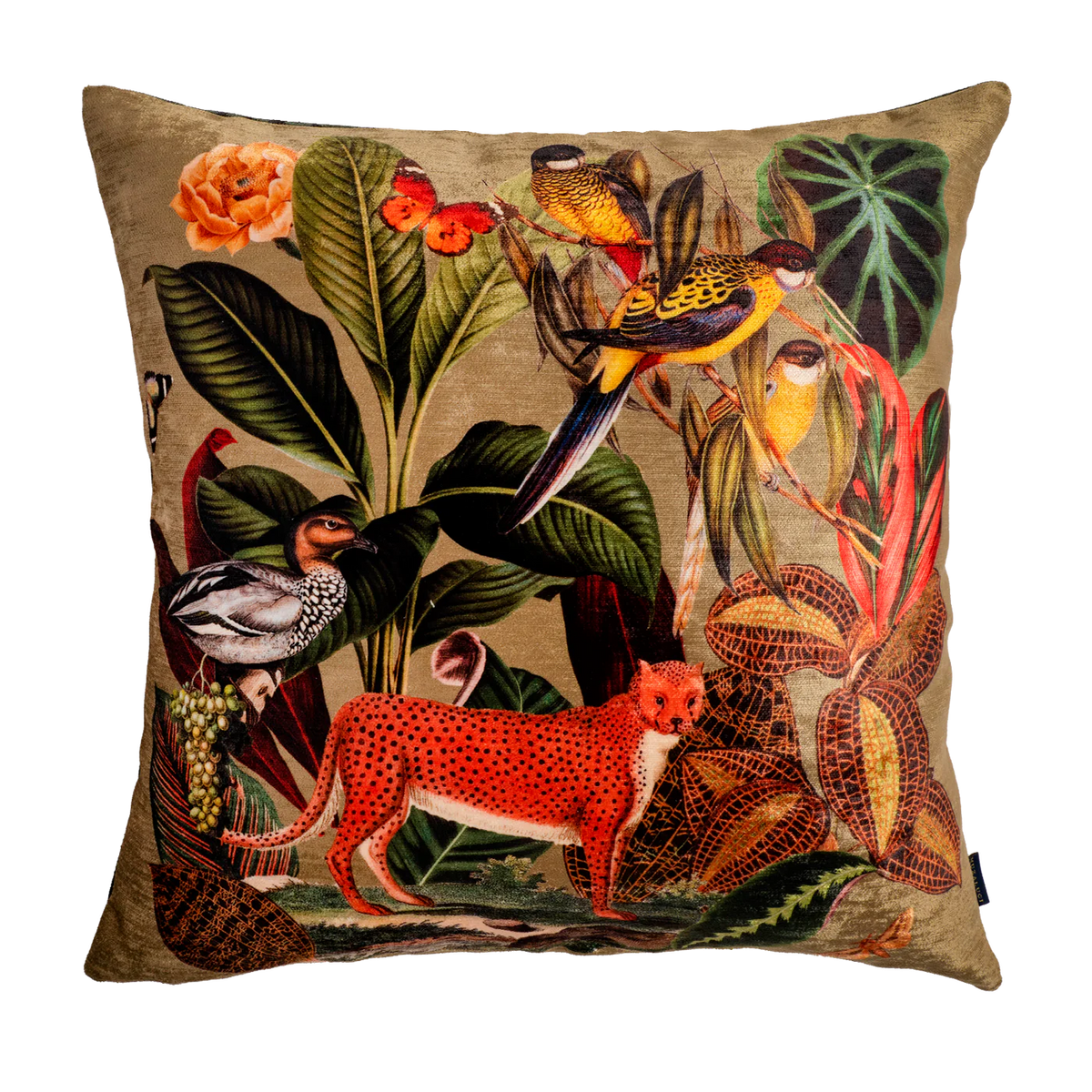 Savage Leaves - Muzaluci Velvet Pillow