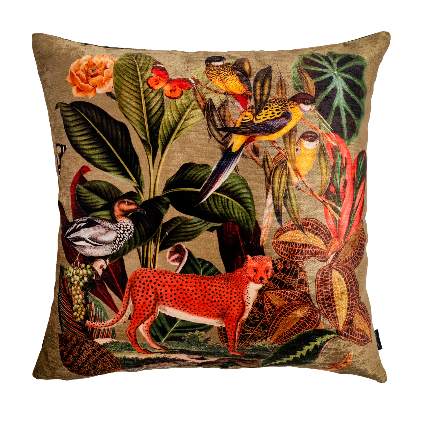 Savage Leaves - Muzaluci Velvet Pillow