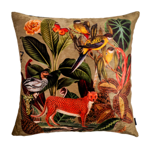 Savage Leaves - Muzaluci Velvet Pillow