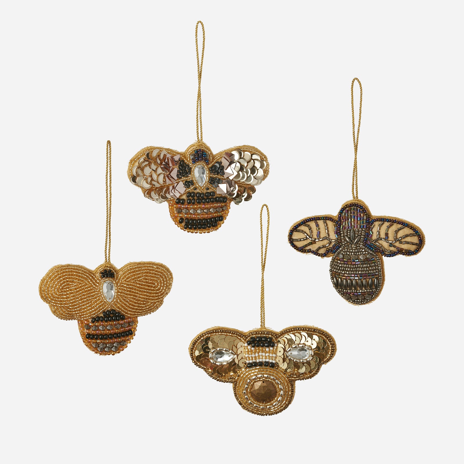 Beaded Bumblebee Ornament