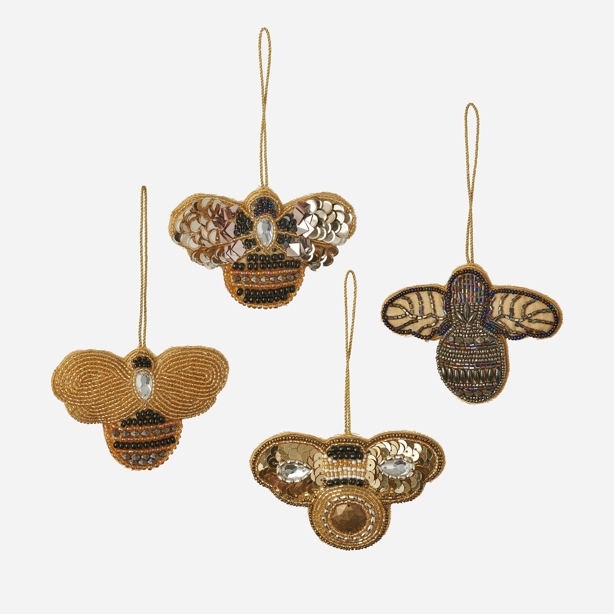 Beaded Bumblebee Ornament