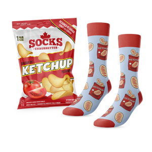 Ketchup Chips Socks