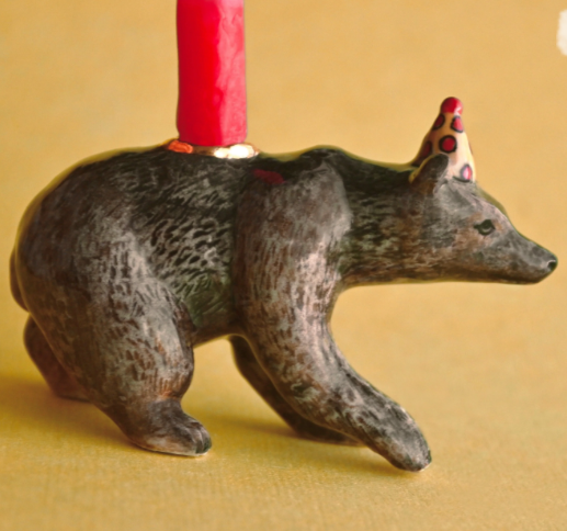 Cake Topper - Single Birthday Candle Holder