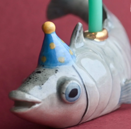 Cake Topper - Single Birthday Candle Holder