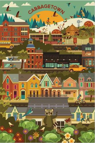 Cabbagetown 16 X 24 Poster