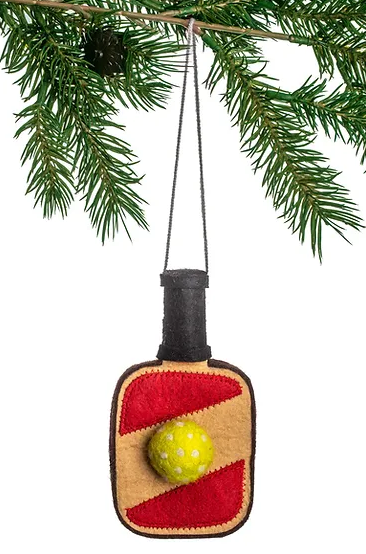 Pickleball Felt Ornament