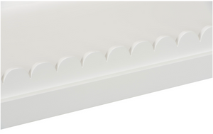 Scalloped Edge Console Table