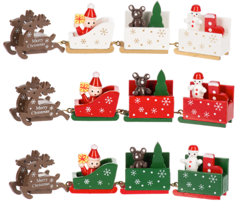 Christmas Trains (Wood)