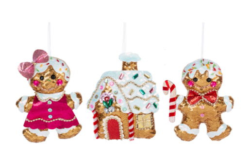 Gingerbread Family Ornaments