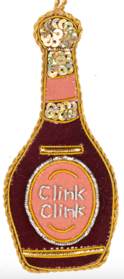 Champagne Bottle Ornaments
