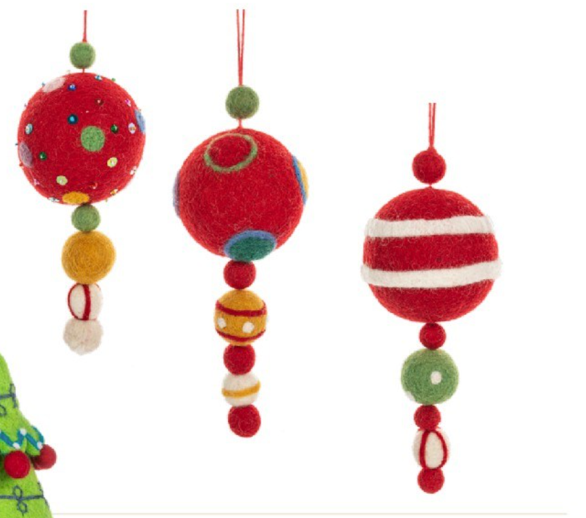 Wool Ball Ornament