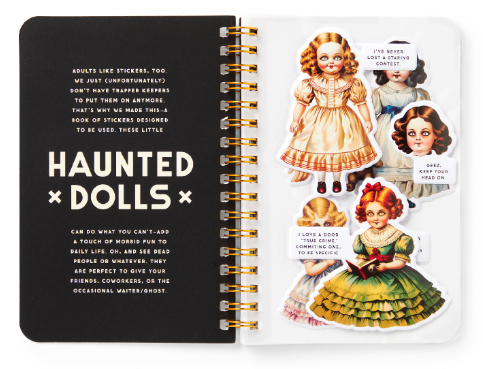 Haunted Dolls Sticker Book