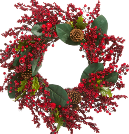 30" Mixed Berry Wreath