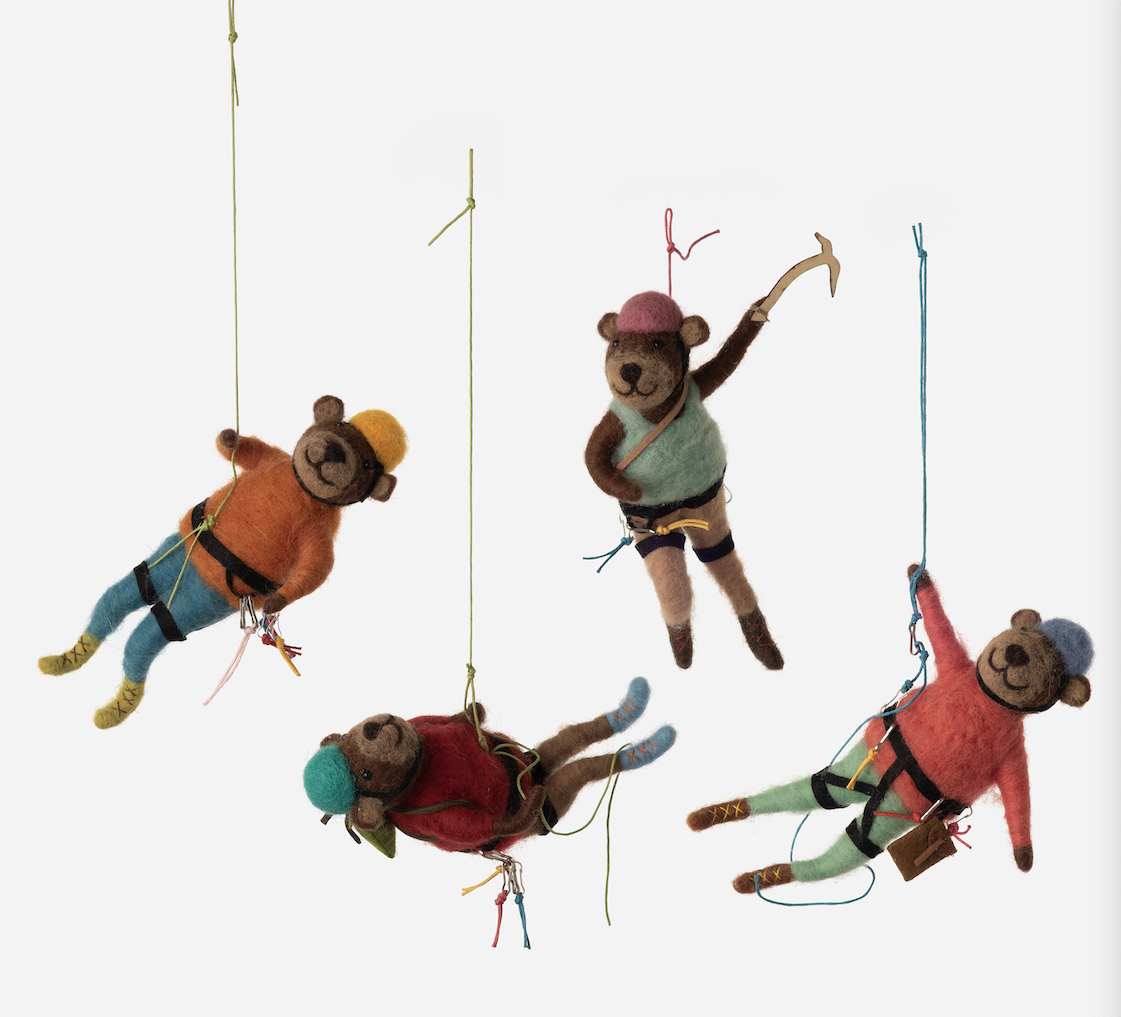 Mountain Climber Ornament