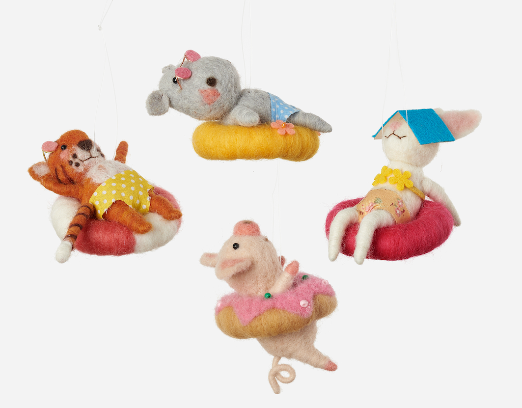 Tubing Animal Ornament