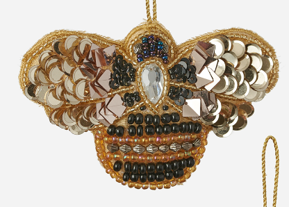 Beaded Bumblebee Ornament