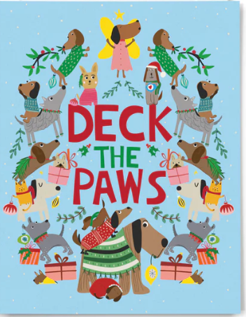 Happy Holidays Deck the Paws
