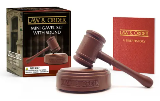 Law & Order: Mini Gavel Set with Sound