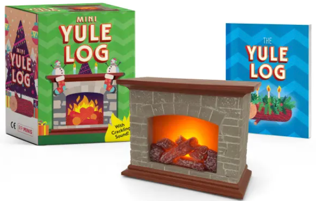 Mini Yule Log With Crackling Sound!
