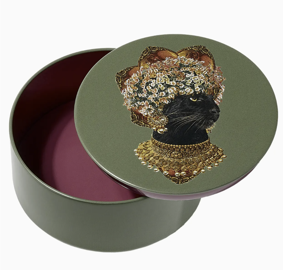 Round metal box Baghera