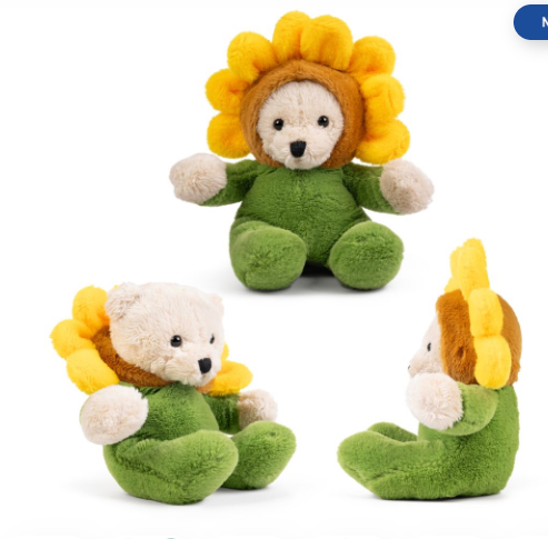 Little Living Nature Play Flower Plush