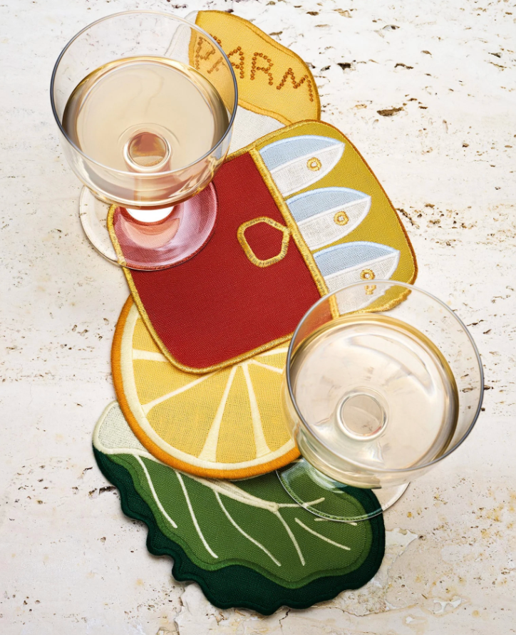 Caesar Salad Cocktail Napkins - Set of 4