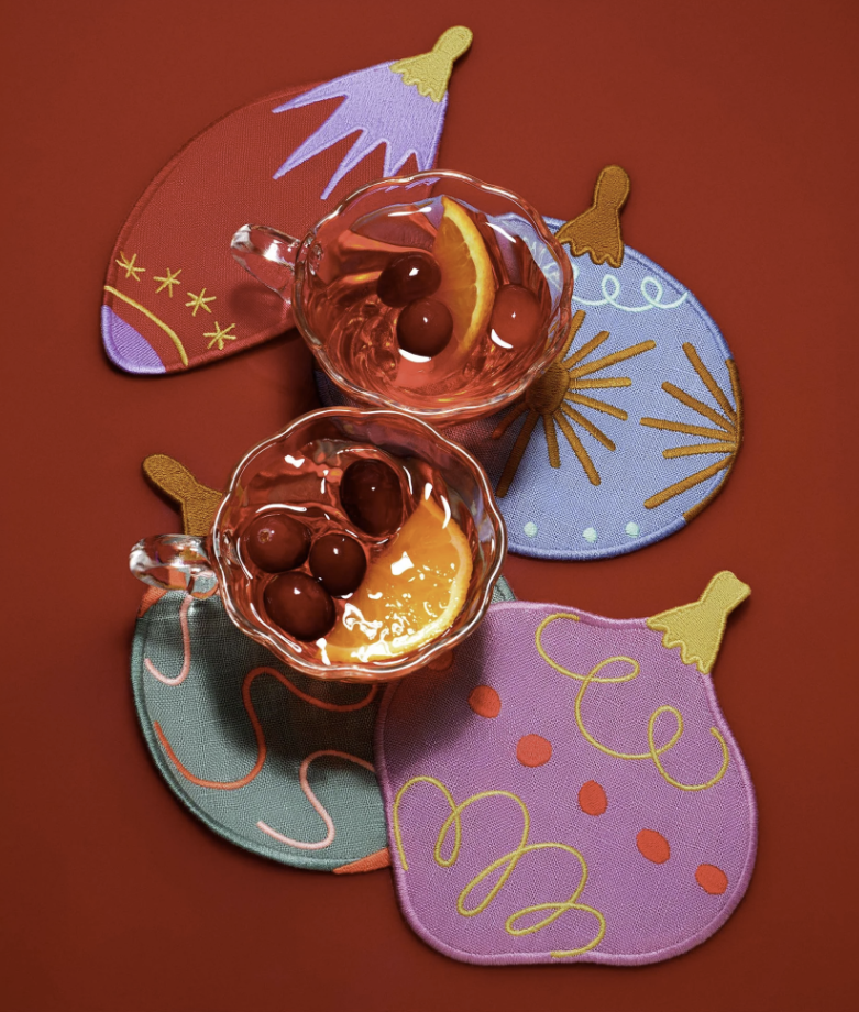 Deck The Halls Cocktail Napkins - Set of 4