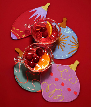 Deck The Halls Cocktail Napkins - Set of 4