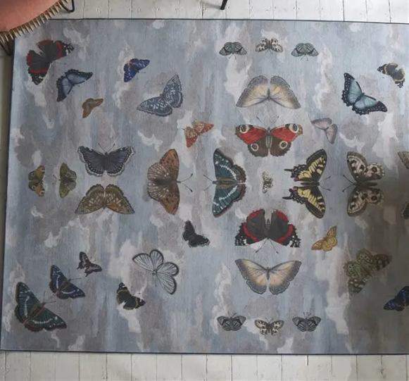 Mirrored Butterfly Rug
