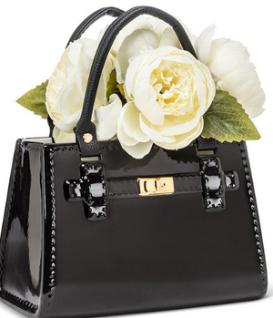 Handbag Vase 9' W Various Colors