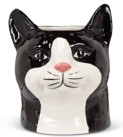 Cat Head Vases- Various Colors