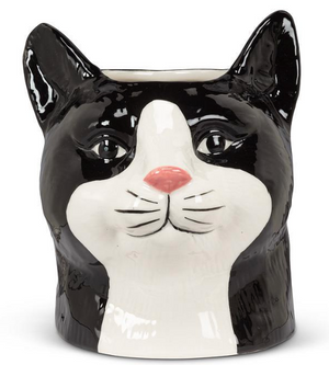 Cat Head Vases- Various Colors