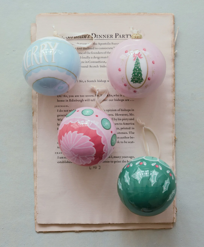 Decoupage Ball Ornament