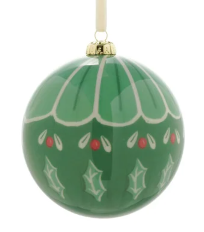 Decoupage Ball Ornament