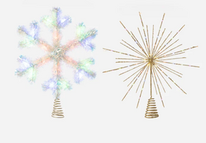 Lit Starburst Tree Topper with Adapter
