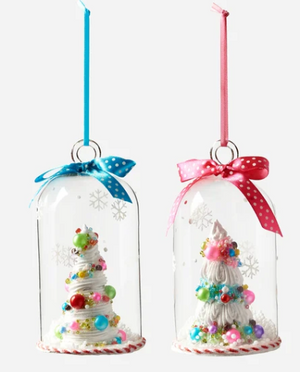 Tree in Glass Dome Ornament