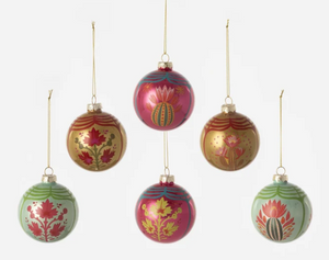 Deco Ball Glass Ornament