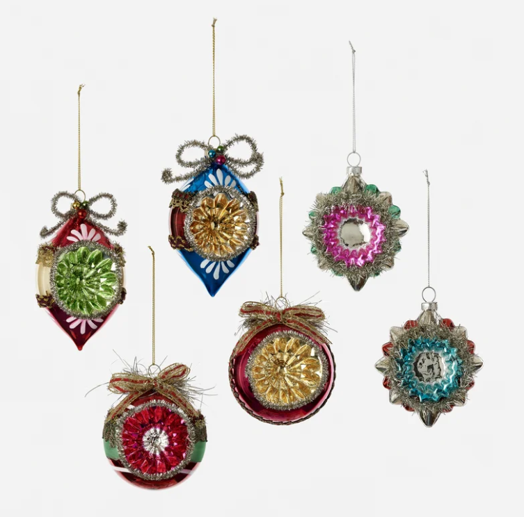 Reflector Ball Glass Ornament