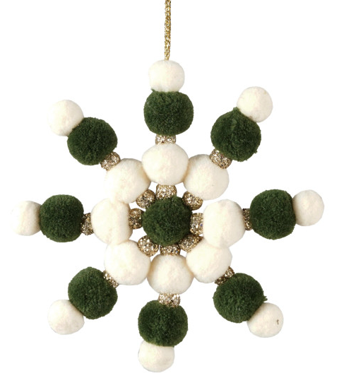 Pom Pom Ornaments (2 Styles)