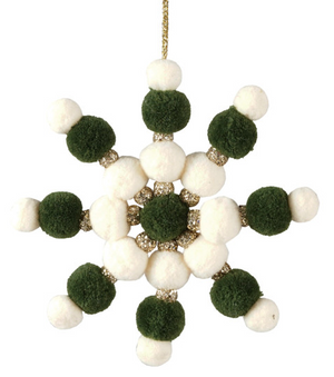 Pom Pom Ornaments (2 Styles)
