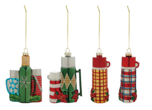 Glass Thermos Ornament
