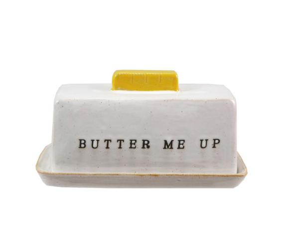 "Butter Me Up" Butter Dish