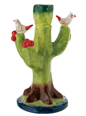 Ceramic Cactus Candle Holder (2 Styles)