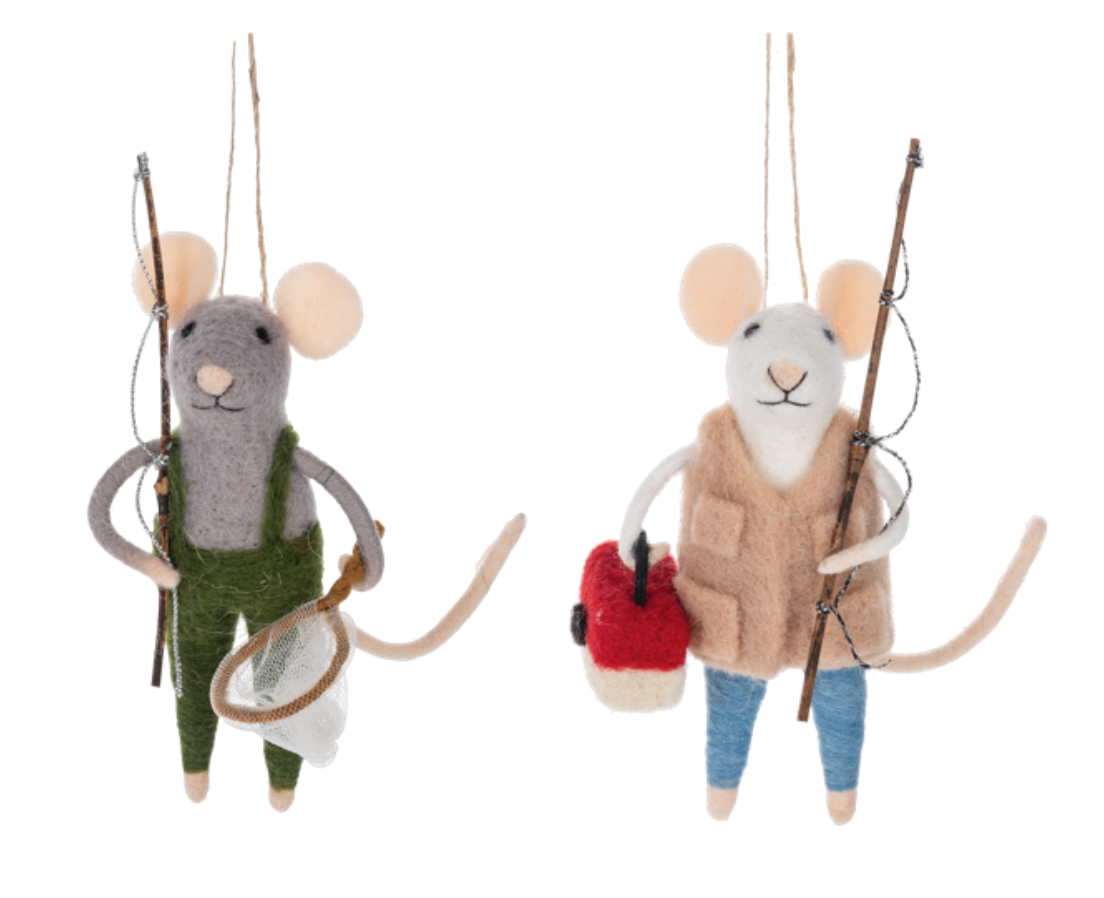Fish Mouse Ornament