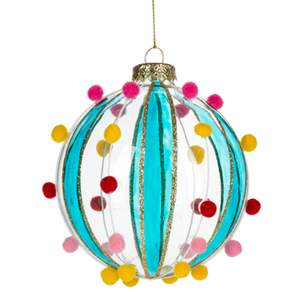 Pom-Pom Ball Ornaments