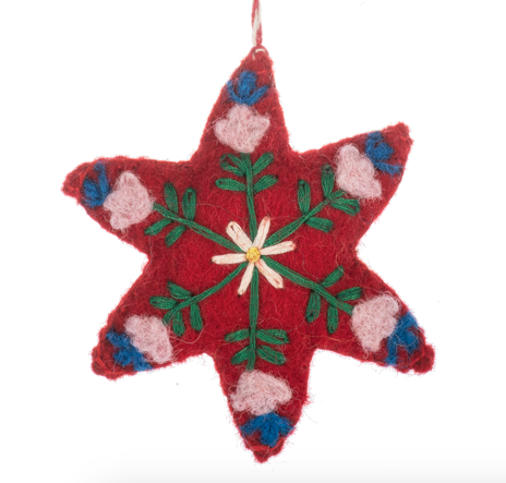 Handcrafted Pattern Star Ornaments