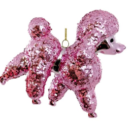 Glitter Pink Poodle